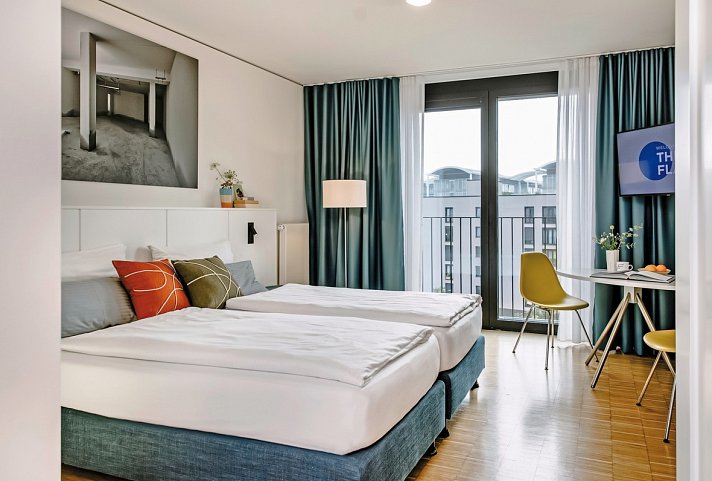 THE FLAG München M. - Wohnbeispiel Apartment Comfort Doppel (Zimmercodierung SB2)
