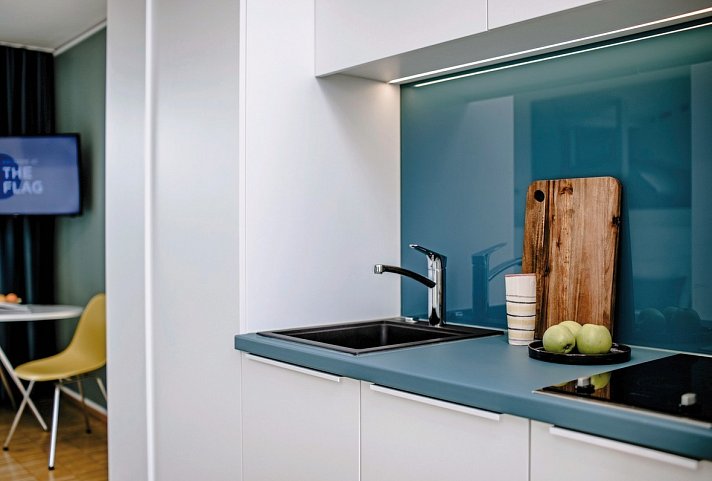 THE FLAG München M. - Wohnbeispiel Apartment Comfort Doppel (Zimmercodierung SB2)