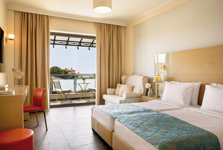 Istion Club - Wohnbeispiel Doppelzimmer Gartenblick (Zimmercodierung DBG)