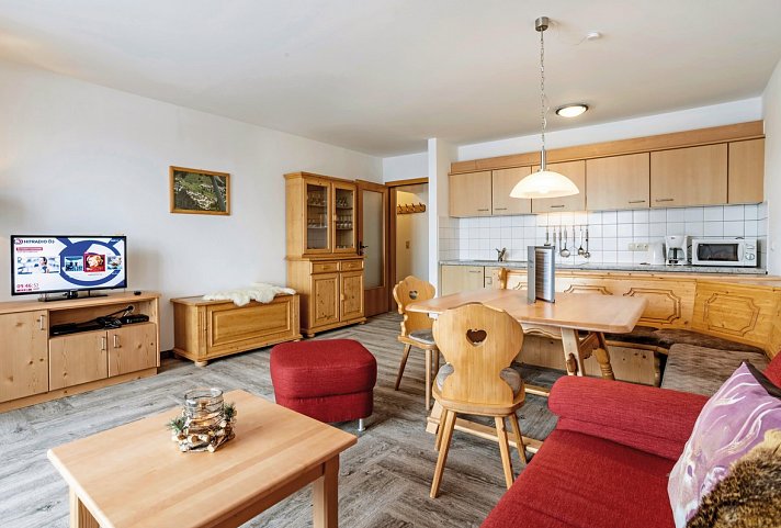 Aparthotel Sterngucker - Wohnbeispiel Appartement 1 Schlafzimmer (Zimmercodierung AB1)