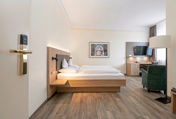 Hotel Niedersächsischer Hof - Wohnbeispiel Doppelzimmer Premium (Zimmercodierung DB1)