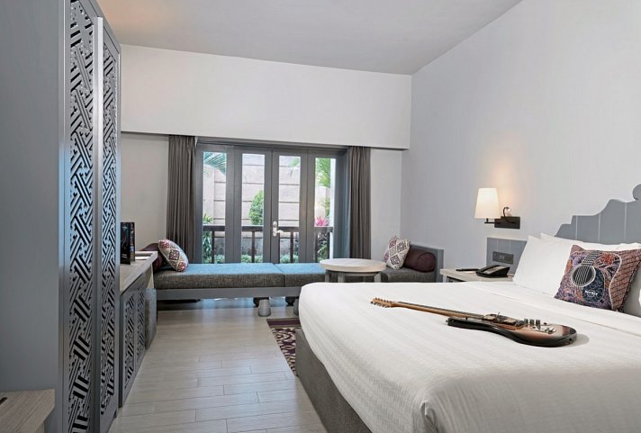 Hard Rock Hotel Bali - Wohnbeispiel Deluxe King (Zimmercodierung UD1)
