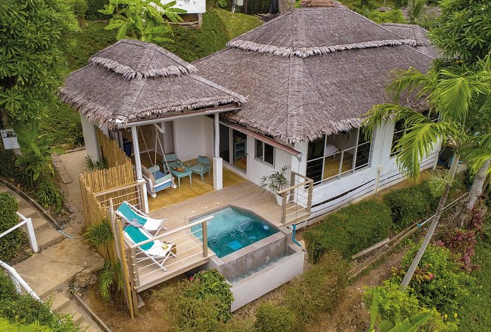 Paradise Koh Yao - Wohnbeispiel Plunge Pool Deluxe Studio (Zimmercodierungen SD6 & SDM)