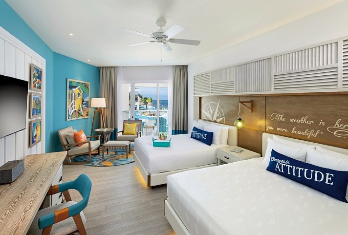 Margaritaville Island Reserve Riviera Maya by Karisma - Wohnbeispiel Queen Paradise Room (Zimmercodierung DB1)