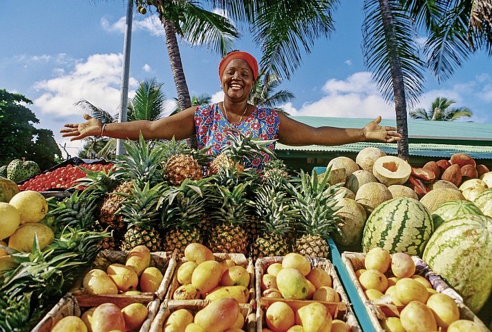 Naturabenteuer Dominikanische Republik - Obstverkaufsstand