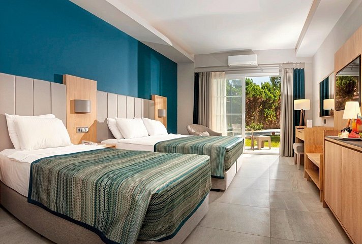 Ephesia Holiday Beach Club - Wohnbeispiel Doppelzimmer Superior Landblick (Zimmercodierungen DSL & DCL)