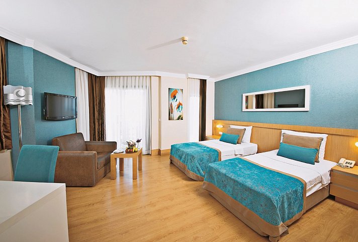 Limak Limra Hotel & Resort - Wohnbeispiel Doppelzimmer (Zimmercodierungen DB1, DBM, DCM, DC1, DC2, DEV & DCV)