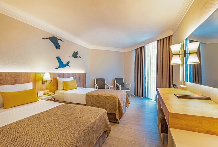 Nova Park - Wohnbeispiel Doppelzimmer seitl. Meerblick (Zimmercodierungen DBN & DCN)