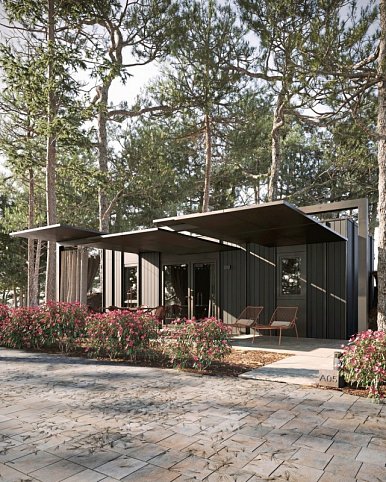 Pinadria Camping Resort - Wohnebispiel Mobilheilheim Comfort Holiday Home (Zimmercodierung CF1)